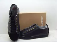 chaussures dsquared hommes new style 2013 cuir petits carres noir